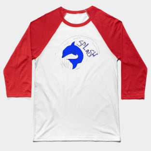 loves dolphin diving - By Love- 8 years old Baseball T-Shirt